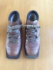 Alfa Nordic/Cross Country Ski Boots Brown Genuine Leather Made in Norway Size 37
