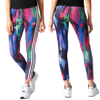 Adidas Por Pharrell Williams Damas 7/8 Leggings Ocio Deportes Camuflaje Ora Manchado Foto 1 de 4