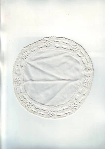 petit napperon coton bord avec broderies - Imagen 1 de 1