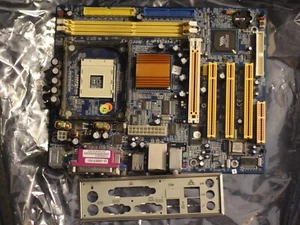 P4X266E ATX Motherboard Unbranded Socket mPGA478B AGP PCI - Picture 1 of 16