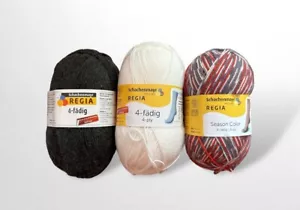 Schachenmayr ,,Regia 4-fädig'' Sockenwolle, verschiedene Farben 3x100g - Bild 1 von 1