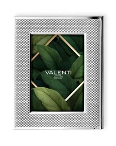 Valenti Cadre Photo Maille Milano 13 X 18 CM Argenté - Imagen 1 de 1