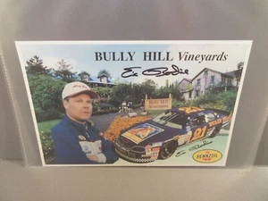 Tarjeta de héroe firmada NASCAR #21 Bully Hill Vineyards Eric Bodine - Imagen 1 de 1