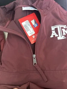 Champion Athletic Youth Aggies Packable Texas A&M Youth Medium 7/8 Rain Hoodie - Picture 1 of 8