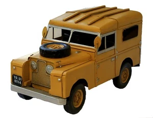 1964 Land Rover Civil Defence Land Rover Defender Hand Painted Tin Plate Model - Picture 1 of 4