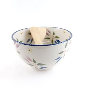 Temp-tations Old World 3-qt Salad Bowl with Wood Servers Confetti - Picture 1 of 9