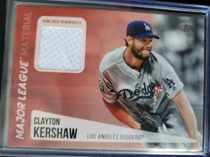 2019 Topps - Clayton Kershaw - Reliquias de material de las Grandes Ligas #MLM-CK - Imagen 1 de 2