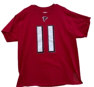 Atlanta Falcons #11 Julio Jones T Shirt Majestic Double Sided XL - Picture 1 of 6
