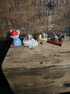Vintage Mouse Ornaments Lot - Picture 1 of 9