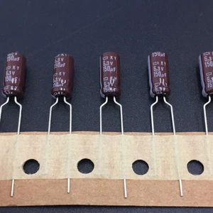 500pcs Condensatore elettrolitico 6.3V 150uF 6.3V NCC Nippon KY 5x11mm basso ESR - Foto 1 di 2