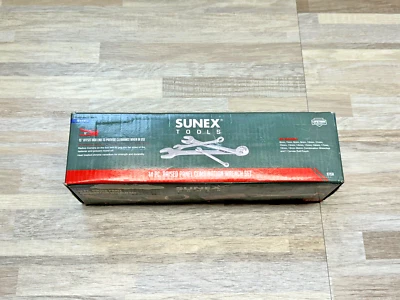 Sunex 9715A Metric Raised Panel Combination Wrench Set, 14 Piece - Image 1 of 3