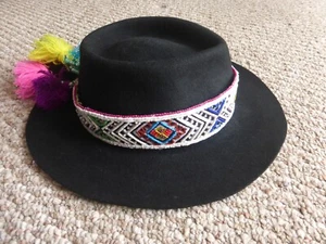 Diadema Andina Peruana Hecha a Mano - Sombrero Envoltura - Cinturón Sombrero - Diadema Chamán - Imagen 1 de 6