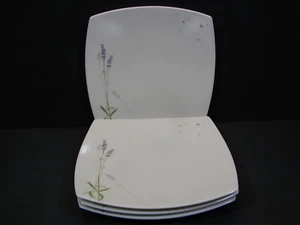 4 PIATTI QUADRATI MIKASA LAVANDER LANE 10-1/2" - Foto 1 di 20