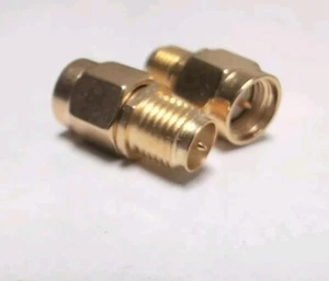 2xSMA wtyczka na wtyczkę SMA adapter antenowy antena 5g WiFi... - Zdjęcie 1 z 3