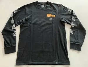 HUF x PULP FICTION 25th ANNIV - BAD MOTHER F@CKER TEE - M - BLACK L/S T-SHIRT - Picture 1 of 5