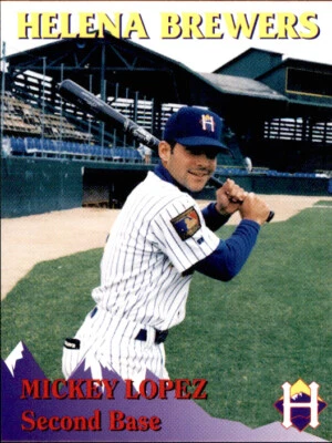 1995 Helena Brewers Team Issue #17 Mickey Lopez Miami Florida FL Baseball Card - Image 1 of 2