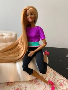 OOAK Custom Reroot Mermaid Barbie Puppe in japanischen Seran Highlights - Bild 1 von 21