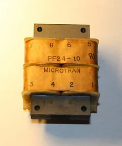 Tamura Microtran PF24-10 Low Profile Semi-Toroidal Power Transformer 2x5VAC 24VA - Picture 1 of 3