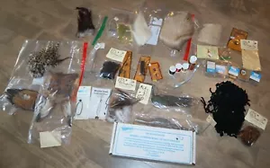 Fly Tying Equipment | *Vintage* Hair Hides Feathers Tools Vice Thread Hooks Fish - Picture 1 of 16