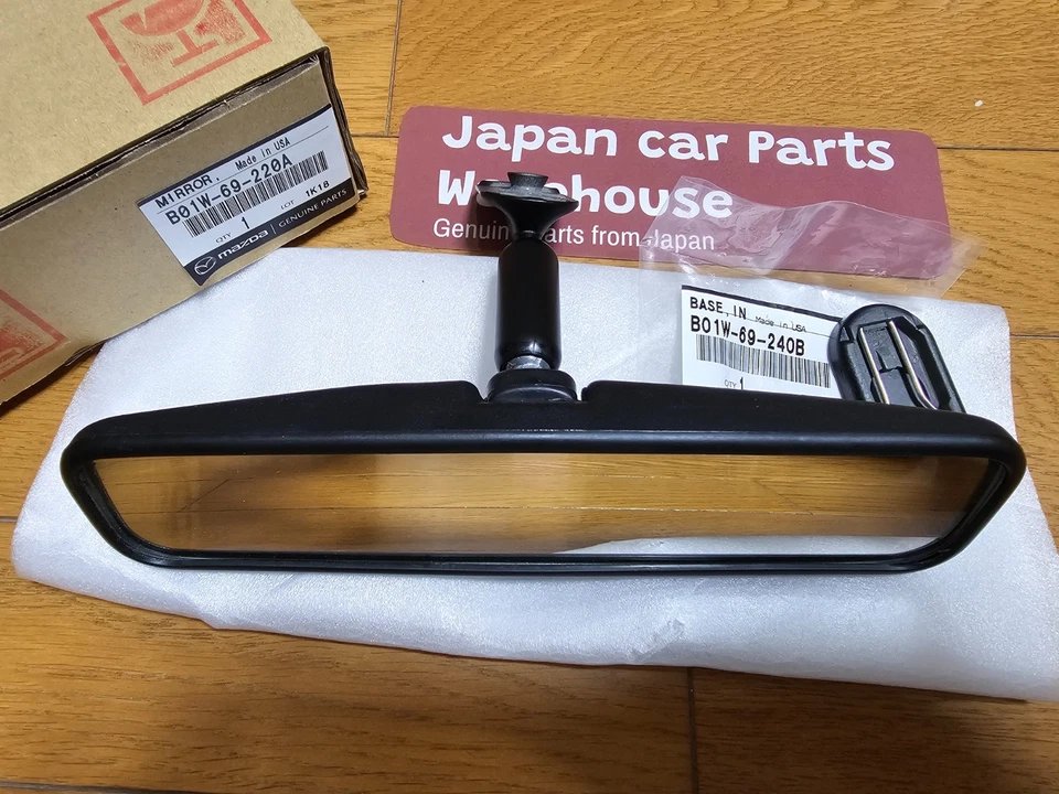 Genuine MAZDA OEM RX-7 RX7 FD3S Interior Room Rear View Mirror & Base Set Foto 1 de 4