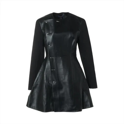 Louis Vuitton 25SS Leather coats 36 Ladies' Black  RW251WB - Image 1 of 4