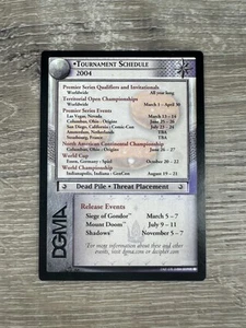 Herr der Ringe LOTR CCG TCG Promo 2004 Turnier Spielplan Karte - Bild 1 von 3