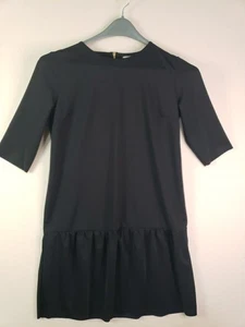 Vicolo Made in Italy Etuikleid schwarz Drop Waist Gr. S 20s Vibe Old Money edel - Bild 1 von 16