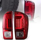 LED Tail Lights+LED DRL Headlights For 2016-2023 Toyota Tacoma Left+Right Pair