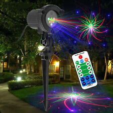 RGB Projector Laser Light 8 Patterns Waterproof Outdoor Christmas Moving LED