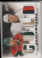 2012-13 Panini Prime Dual Jerseys Prime #11 Cam Fowler Jason Zucker Jersey /50 
