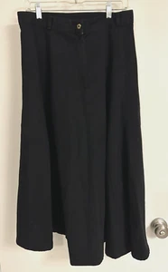 Vtg Sundance Skirt Western Black Cotton Denim Prairie sz 10/12 Check Measurement - Picture 1 of 7