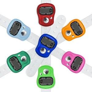 Electronic Finger Counter 7-Pack Resettable 5 Digit LCD Electronic Digital Di... - Picture 1 of 6