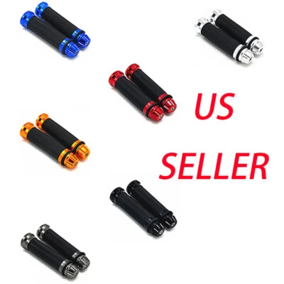 Manillar empuñaduras de motocicleta 7/8" 1" para Suzuki GSXR 600 750 Honda CBR600RR Foto 1 de 4