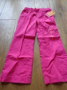 SONOMA girl's NWT sz 5 pink cotton blend pants w/elastic waist - Picture 1 of 7
