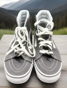 Vans Schuhe W8,5 ~ M7. ~ Off The Wall High Sneaker grau ~ Wildleder Stoff Schnürschuhe👟 - Bild 1 von 9