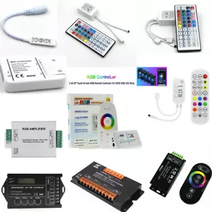 20/24/44Key Controller IR/RF/wifi/bluetooth Remote for RGB 5050 LED Strip Lights - Picture 1 of 36