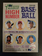 2018 Topps Heritage High Number Factory Sealed Blaster Box Soto Acuna Ohtani RC