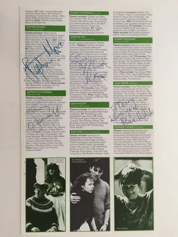 Stephen Moore, Anthony O'Donnell, Stephen Rea & Alan White - Original Autographs Cover