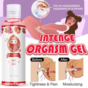 Edible Fruit Flavor Adult Lubricant Gel-Lube Edible-Oral Sex Sexual-Massage Oil - Picture 1 of 13