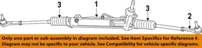 Used Rack and Pinion Assembly fits: 2009 Volkswagen Routan Power Rack and Pinion Foto 1 de 2