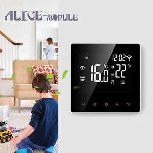 Termostato Smart Wi-Fi per Smart Home Fai da Te Lavoro con Alexa Wifi Tuya Home B2AM - Foto 1 di 12