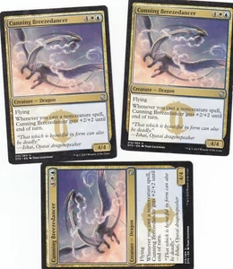 Cunning Breezedancer Dragons of Tarkir Magic the Gathering MTG x3 - Picture 1 of 4