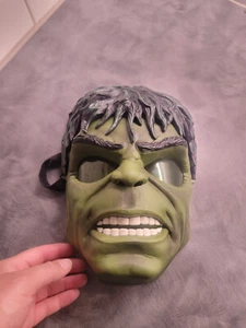 The Incredible Hulk 2008 Marvel Green Eyes Light Up Halloween Mask Costume - Picture 1 of 5