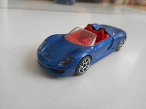 Majorette Porsche 918 SPyder in BLue - Bild 1 von 2