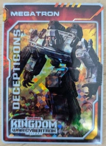 HASBRO TRANSFORMERS GUERRA PER CYBERTRON REGNO MEGATRON CARD BESTIE GUERRE - Foto 1 di 1
