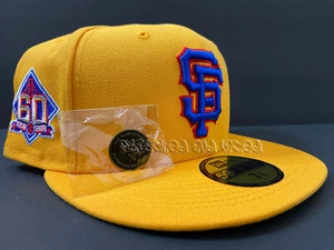 HAT CLUB EXCLUSIVE SAN FRANCISCO GIANTS LOST CROSSOVER 60 YEARS GOLDEN 7 3/8 - Picture 1 of 10