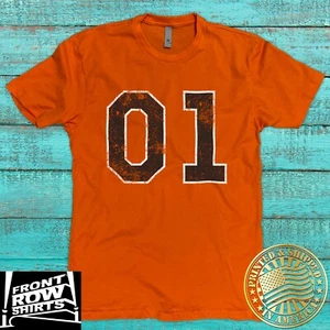 DUKES OF HAZAARD ***GENERAL LEE*** DISTRESSED T-SHIRT - Picture 1 of 2