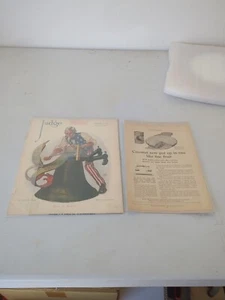 Judge Magazine September 21 1918 Ring It Again George Carlson & Other Old Advert - Picture 1 of 6