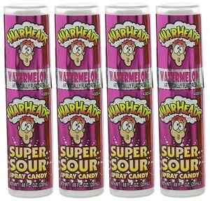 4X Warheads Super Acide Bonbon Spray Pastèque 20ml - Foto 1 di 3