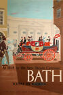 Tx575 Vintage Bath Travel Poster Western Region Railway A2 A3 A4